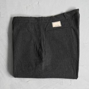 OLD BLACK COVERT WORK TROUSERSDEADSTOCK/W42L31