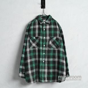 BIG YANK PLAID FLANNEL SHIRTAround 1950'S/VERY GOOD CONDITION/SUPER BIG SIZE