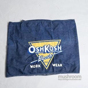 OSH KOSH ADVERTISING DENIM BANNER1960'S/GOOD CONDITION