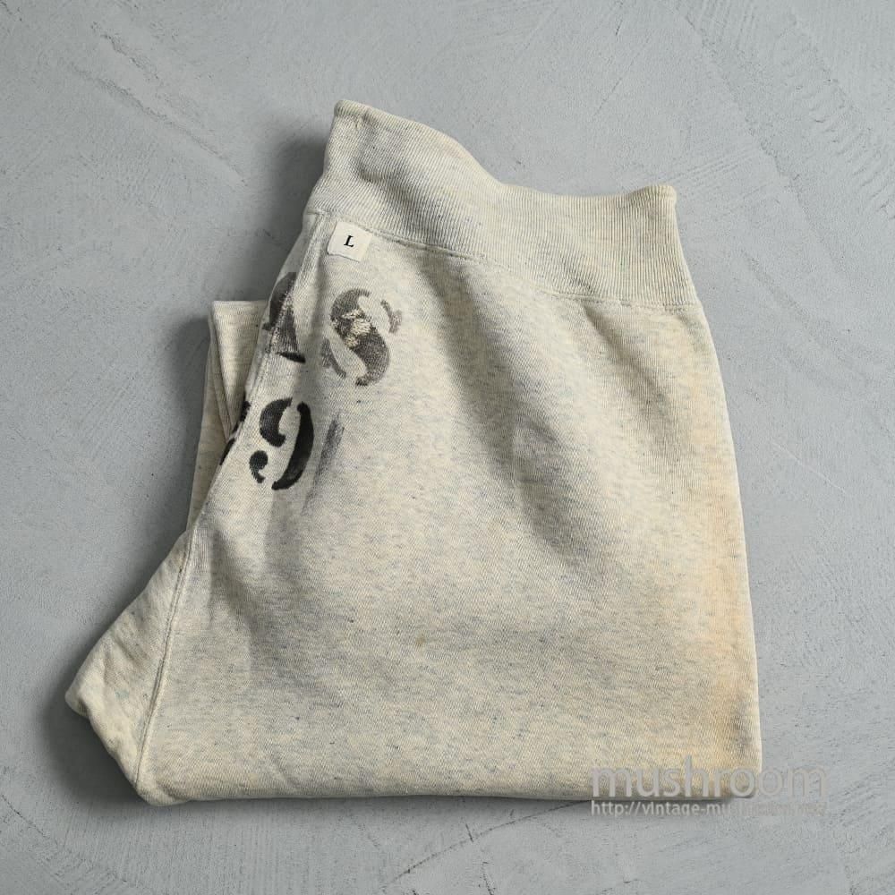 WW2 U.S.NAVY SWEAT PANTS with STENCIL1940'S/GOOD CONDITION/LARGE
