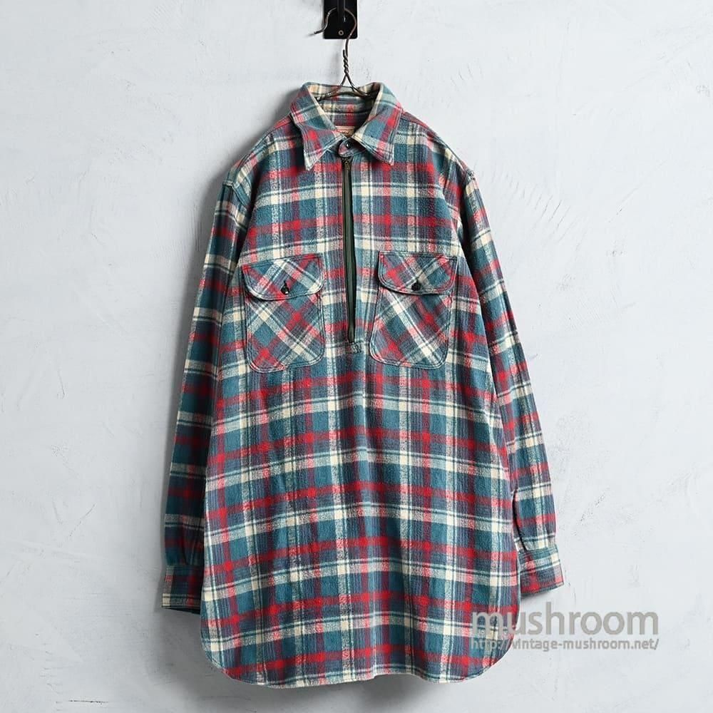 FIVE BROTHER H/Z PLAID FLANNEL SHIRTAround 1940'S/VERY GOOD CONDITION