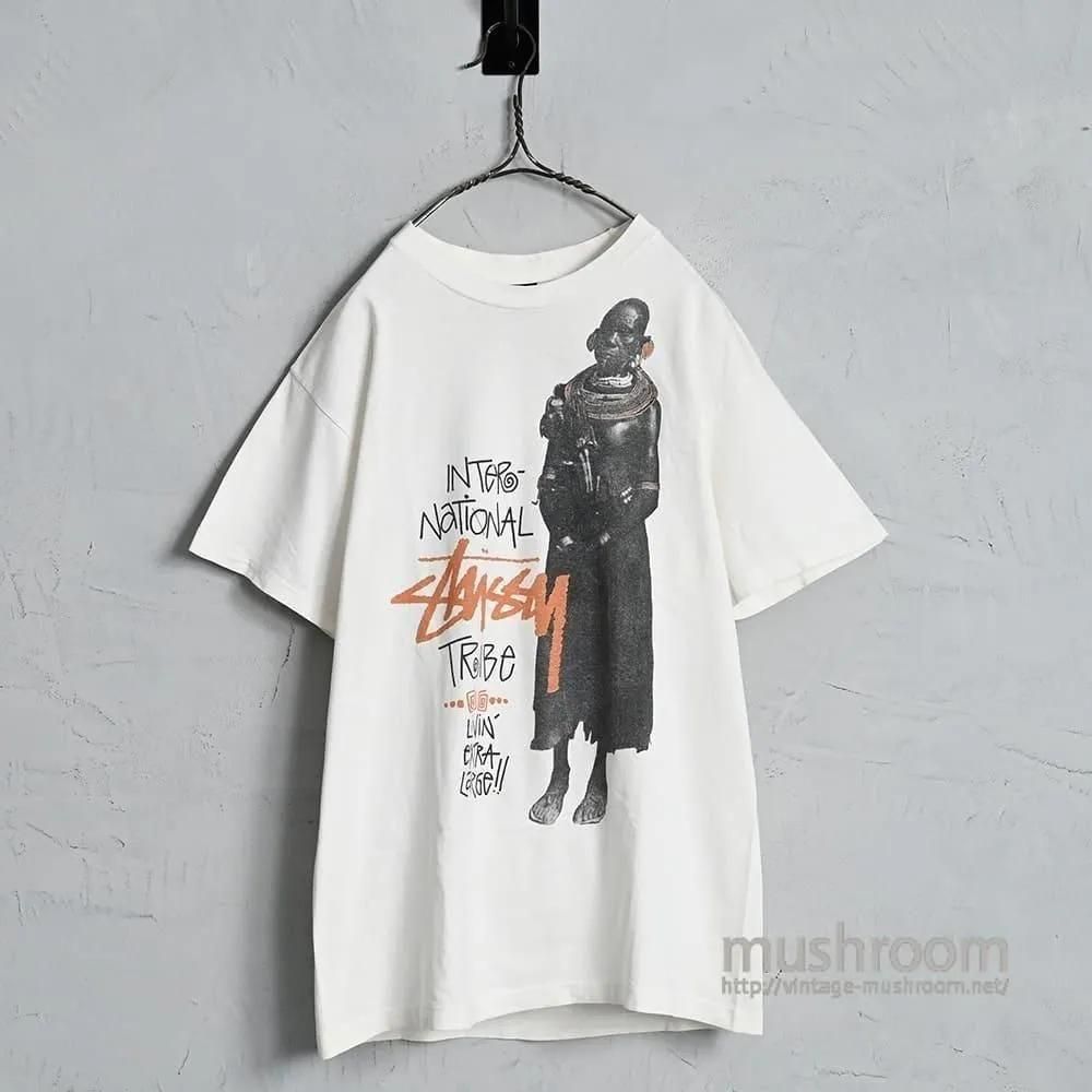 OLD STUSSY PHOTO PRINT T-SHIRTAround 19980'S/GOOD CONDITION/LARGE