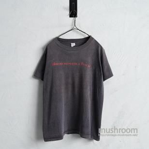 ABERCROMBIE & FITCH T-SHIRT by CHAMPION1980'S/FADED BLACK/LARGE