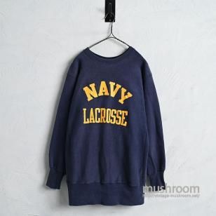 CHAMPION NAVY LACROSSE REVERSE WEAVE1970'S/GOOD CONDITION/LARGE