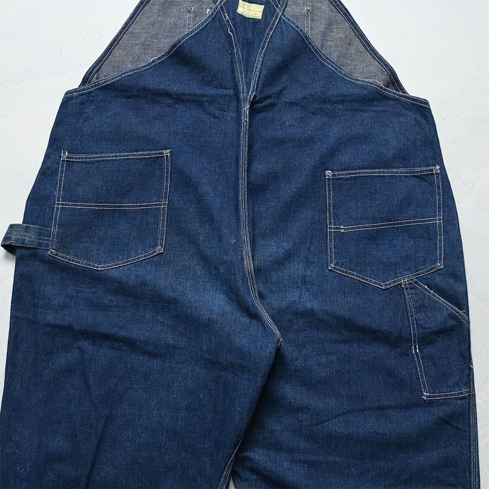 DUBBLEWARE W/KNEE DENIM OVERALL with UNIQUE DETAIL（1930