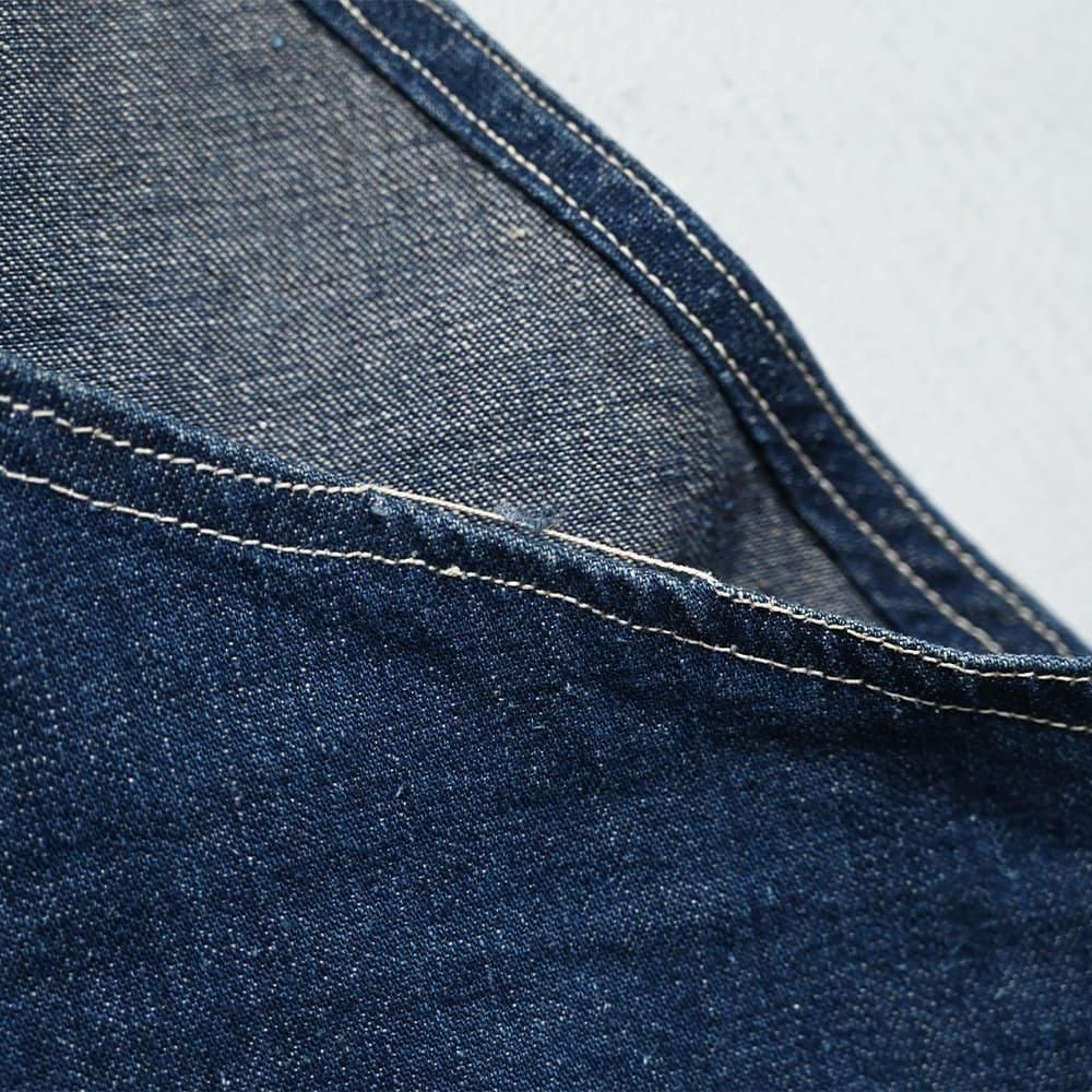40s DUBBLEWARE つなぎ　BIG SIZE DUBBLEWARE W/KNEE DENIM OVERALL with UNIQUE DETAIL（1930
