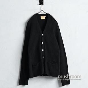 SEARS BLACK ALPACA CARDIGANGOOD CONDITION/LARGE