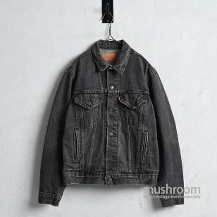 LEVI'S 70506-0259 BLACK DENIM JACKET'85/GOOD CONDITION/SZ 40