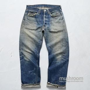 LEVI'S 501 BIGE JEANS1960'S/AMAZING HIGE & HONEYCOMB