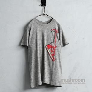 NIKE DUNK HIGH SHOULDER SHOE T-SHIRT1980'S/GOOD CONDITION/MEDIUM