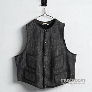 BROWN'S BEACH VEST1940'S/GOOD CONDITION/BIG SIZE