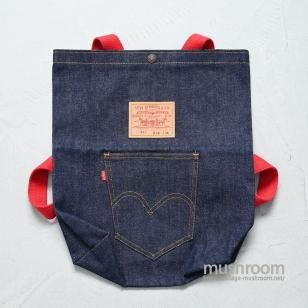LEVI'S DENIM RUCKSACK1970'S/DEADSTOCK