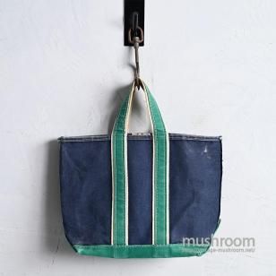 L.L.BEAN NVYGRN DELUXE TOTE1980'S/GOOD CONDITION/MEDIUM