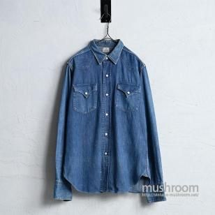 KEY DENIM WESTERN SHIRTAround 1950'S/GOOD CONDITION
