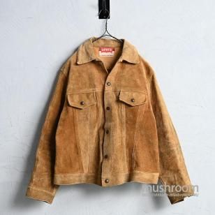 LEVI'S BIGE SUEDE JACKETAround 1970'S/GOOD CONDITION/BIG SIZE