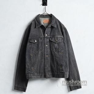 LEVI'S 70506-0259 BLACK DENIM JACKET'87/VERY GOOD CONDITION/SZ 44