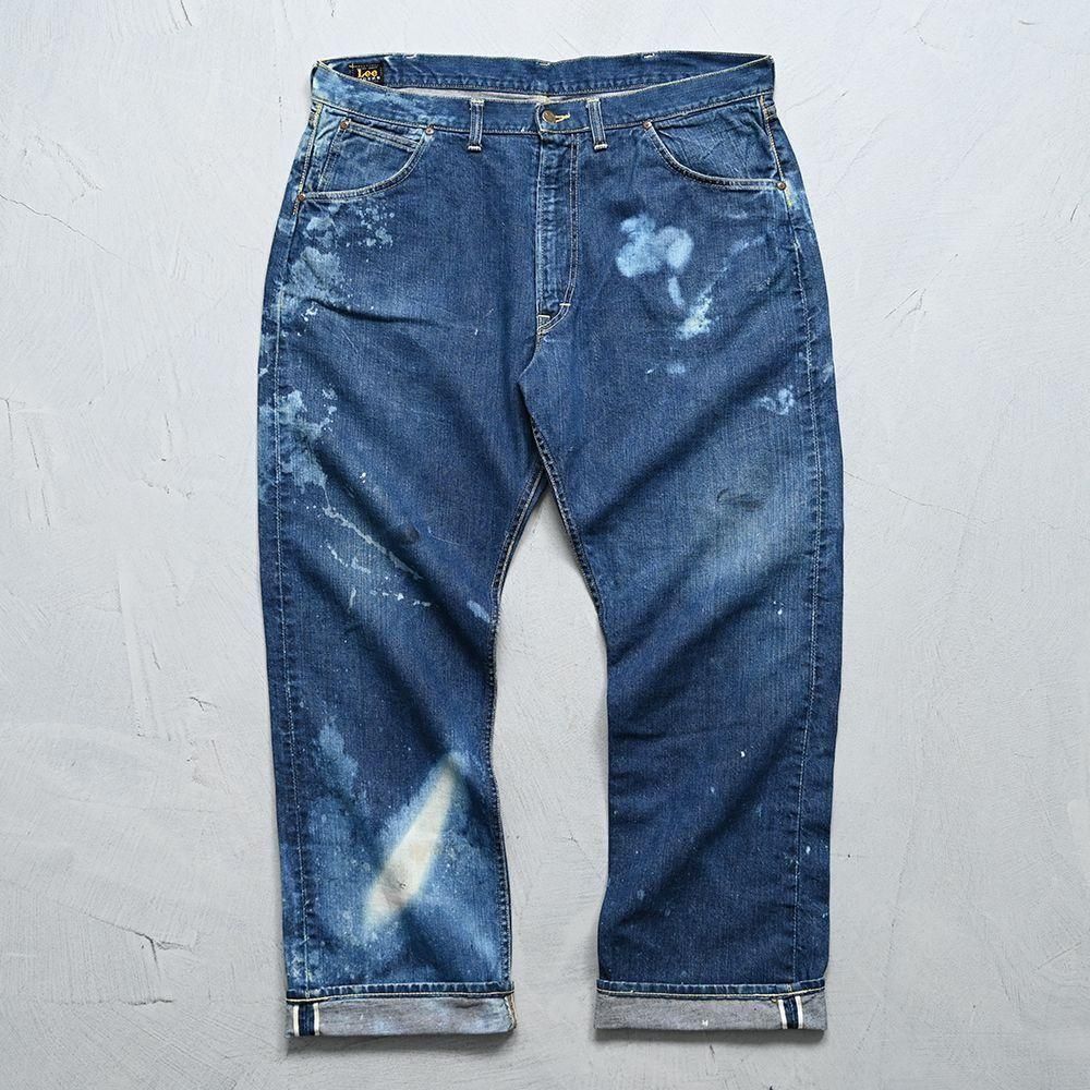 Lee 101Z RIDERS JEANS with SELVEDGEEalry 1960'S/NICE BLEACH/BIG SIZE