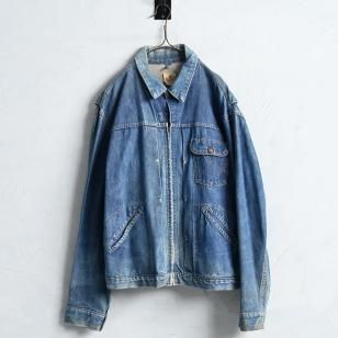 WRANGLER 11MJZ DENIM JACKET1960'S/SUPER BIG SIZE/SZ 48