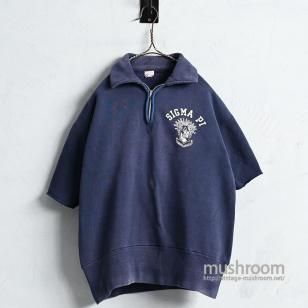 CHAMPION CUT-OFF H/Z SWEAT SHIRT1950'S/GOOD CONDITION & GOOD FADE