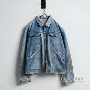 WRANGLER 24MJZ DENIM JACKETAround 1960'S/BIG SIZE