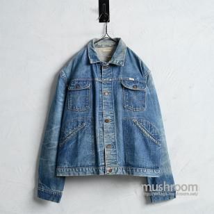 WRANGLER 24MJ DENIM JACKETAround 1960'S/BIG SIZE