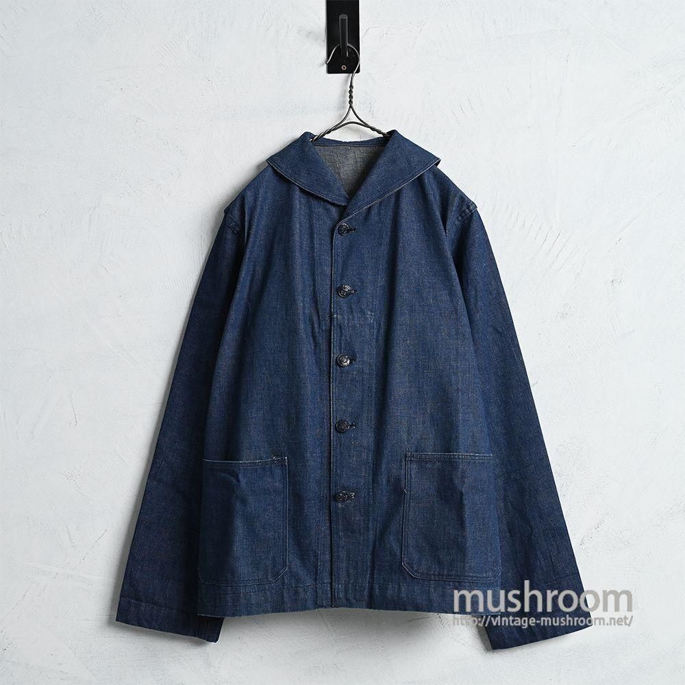 WW2 U.S.NAVY DANGAREE DENIM JACKET（SZ 42/SUPER DARK COLOR