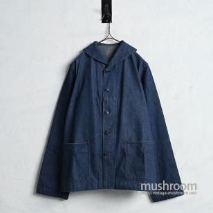 WW2 U.S.NAVY DANGAREE DENIM JACKETSZ 42/SUPER DARK COLOR