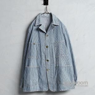 OSH KOSH HICKORY-STRIPED COVERALLAround 1940'S/GOOD CONDITION