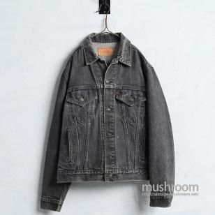 LEVI'S 70506-0259 BLACK DENIM JACKET'85/GOOD CONDITION/SZ 44