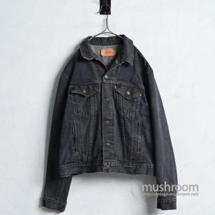 LEVI'S 70506-0259 BLACK DENIM JACKET'87/VERY GOOD CONDITION/SZ 46
