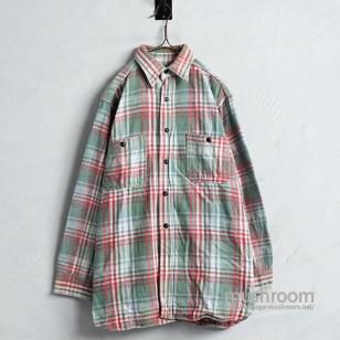 PILGRIM PLAID FLANNEL SHIRTAround 1930'S/GOOD CONDITION & GOOD SIZE
