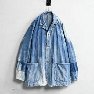 WW2 HERCULES 2-POCKET DENIM COVERALLAMAZING SUNFADE