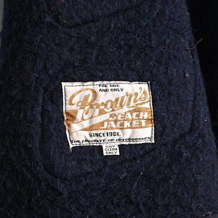 【Special】50's Brown's Beach vest size42 Brown's Beach Early Vest (Navy) - Okayama Denim