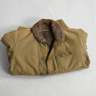 U.S.NAVY N-1 DECK JACKET 1940'S/NON-WASHED