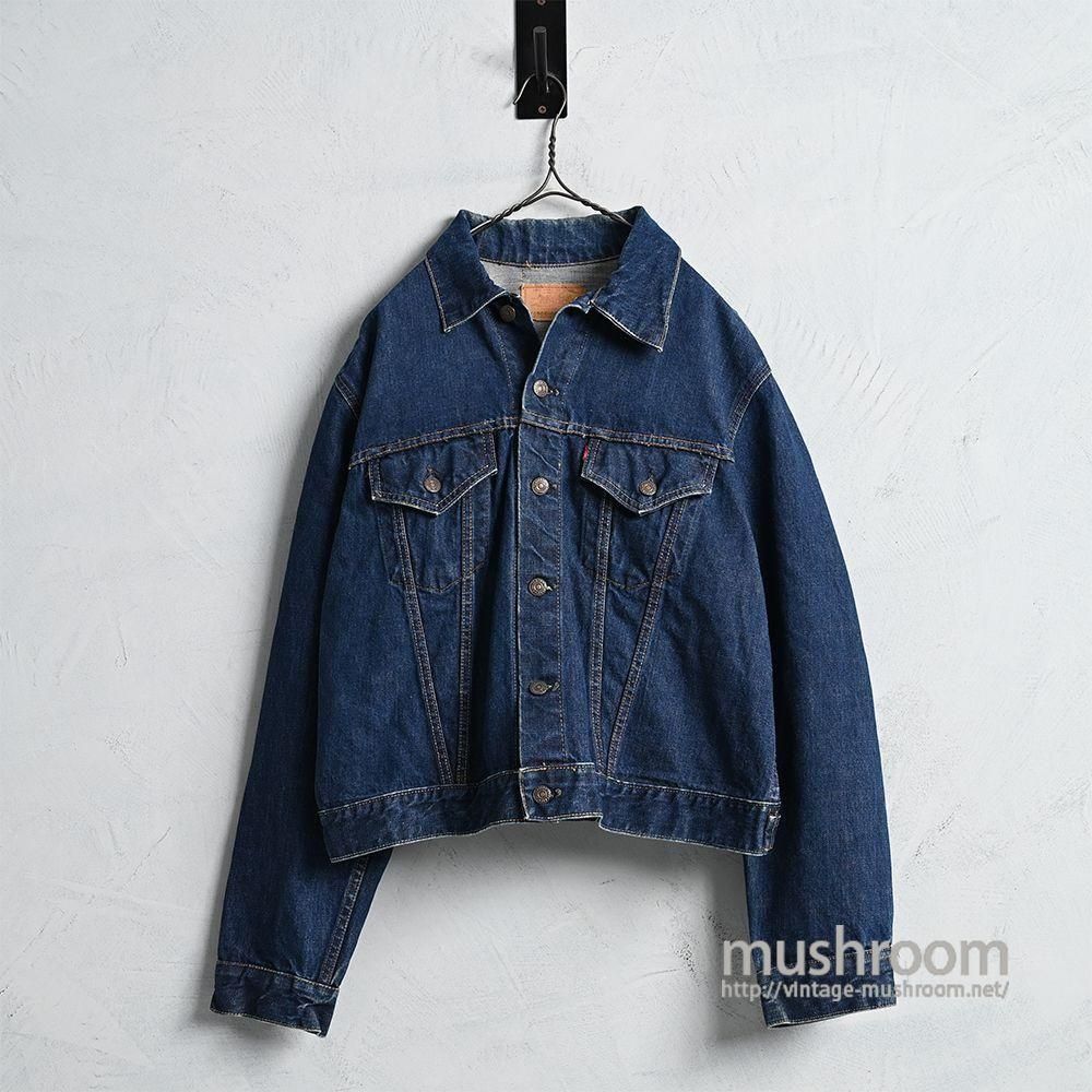 LEVI'S 70505-0217 BIGE DENIM JACKET1960'S/SZ 48 & SUPER BIG SIZE