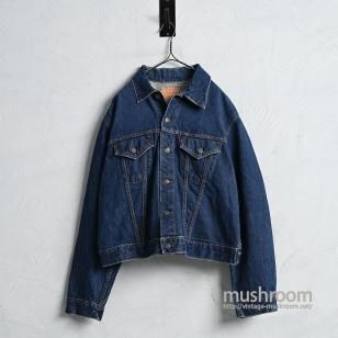 LEVI'S 70505-0217 BIGE DENIM JACKET1960'S/SZ 48 & SUPER BIG SIZE