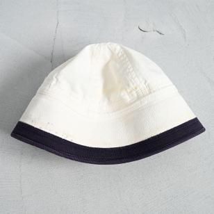 U.S.NAVY BLUE TRIM DIXIE HAT with STENCILAround 1940'S/GOOD CONDITION