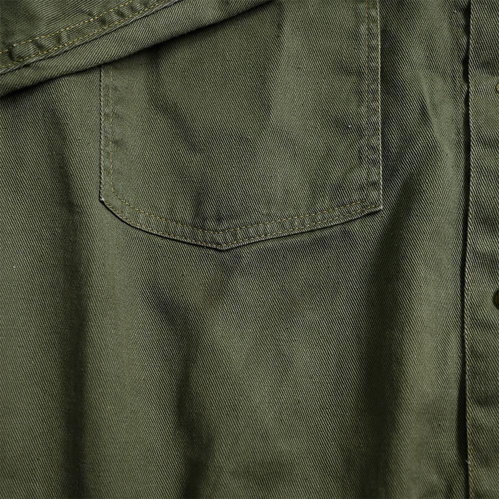 NEVER-RIPUM COTTON TWILL RAILROAD JACKET with PATCH（SZ 46