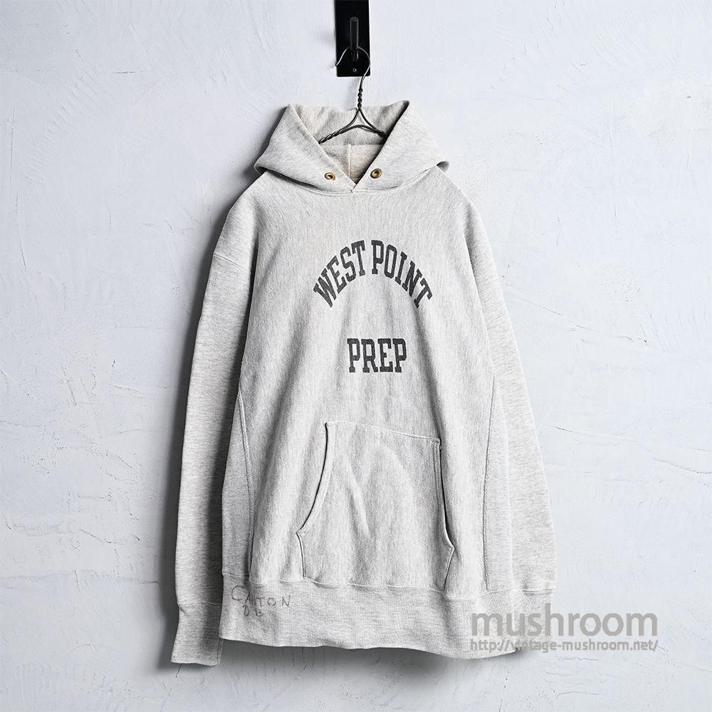 CHAMPION WEST POINT PREP WATER PRINT REVERSE WEAVE HOODY1970'S/GOOD CONDITION/LARGE