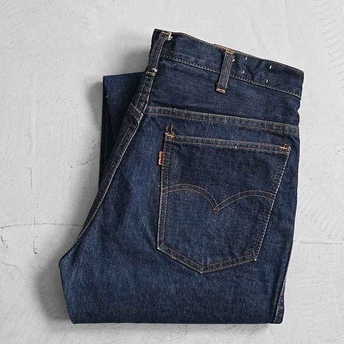 LEVI'S 606 BIGE SUPER SLIM JEANS（VERY GOOD CONDITION/DARK COLOR