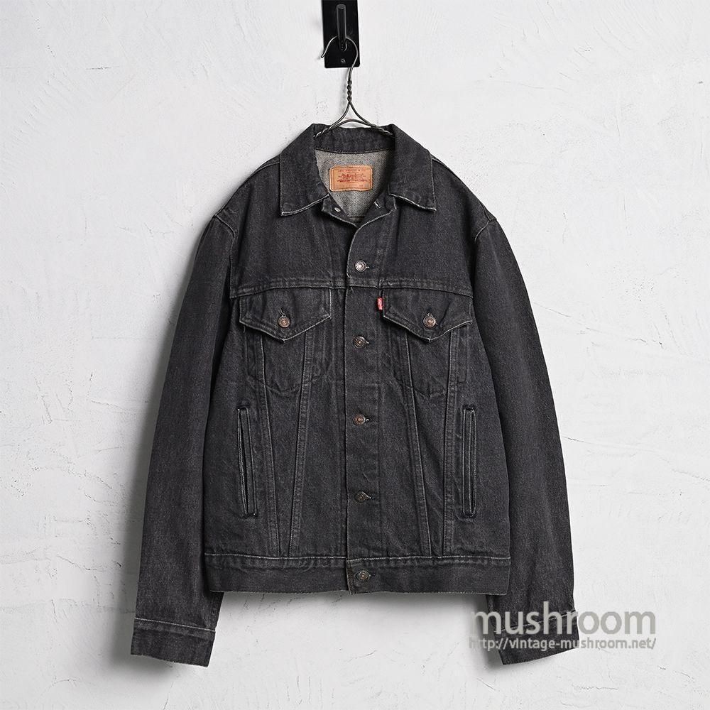 LEVI'S 70506-0259 BLACK DENIM JACKET1980'S/GOOD CONDITION/SZ 38