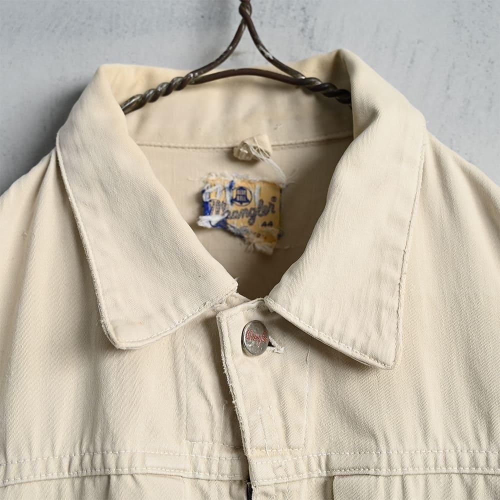 wrangler 33mjz 生成り　ベージュ　60s 70s 5d9e0bb5bacc1757ed23cbb22af6e8