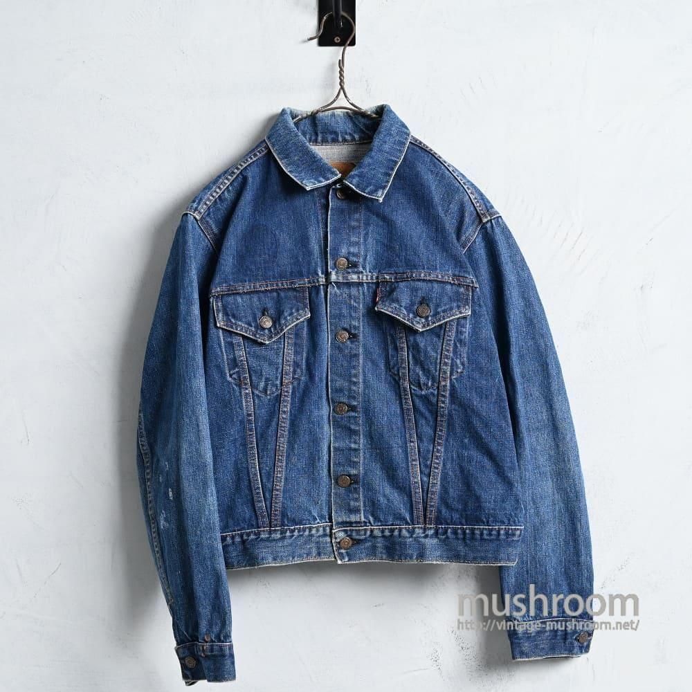 LEVI'S 70505-0217 BIGE DENIM JACKET（GOOD CONDITION/SZ 46） - 古着