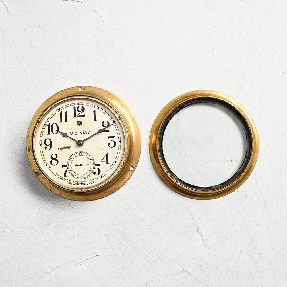 WW2 U.S.N SHIP DECK CLOCK（BY SETH THOMAS） - 古着屋 ｜ mushroom