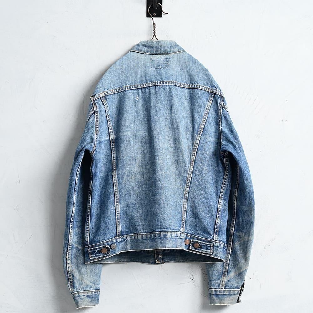 90s IDOL Jacket Seersucker Jacket ヴィンテージ LEVI'S 71205-0217 BIGE DENIM JACKET（GOOD AGING & HONEYCOMB