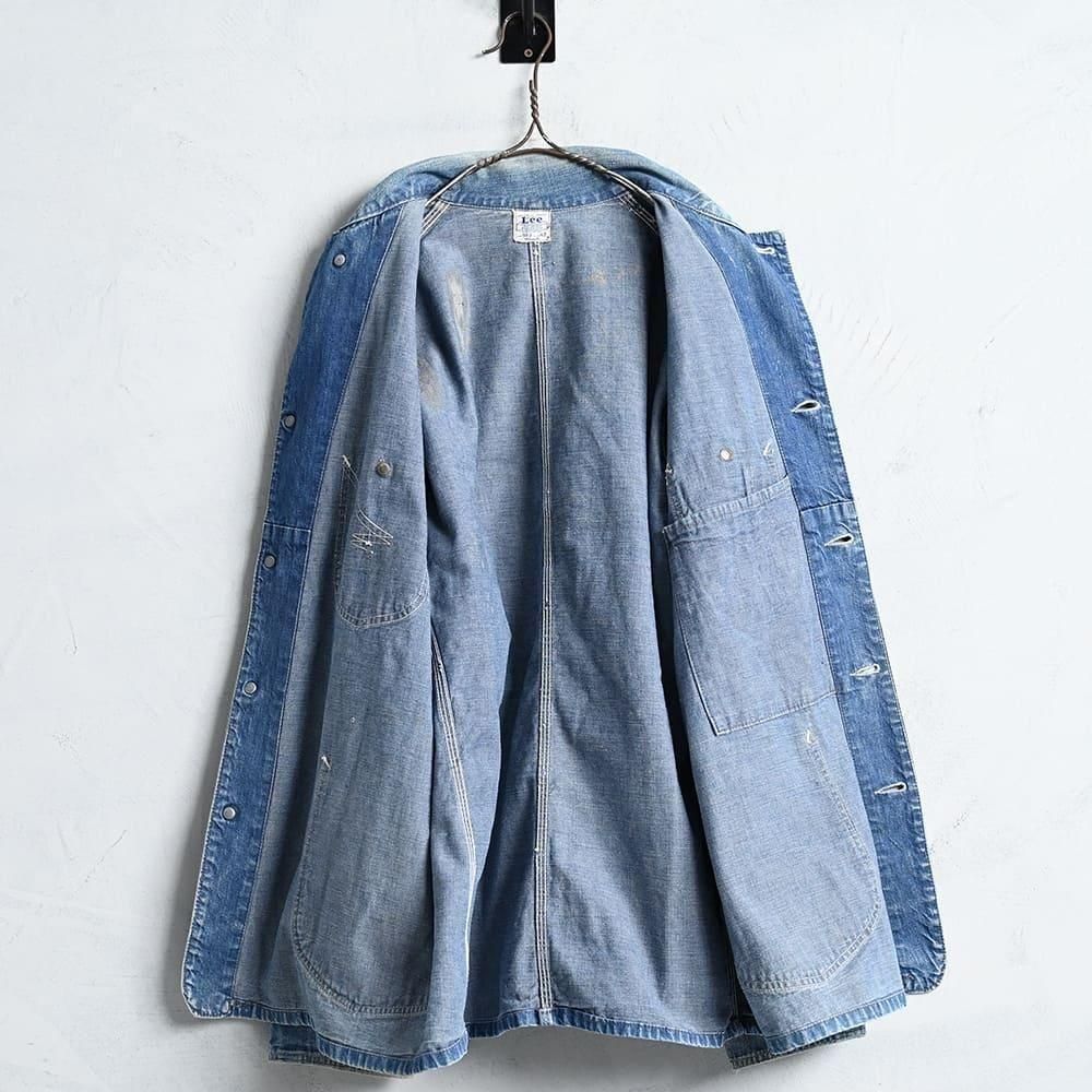 Lee 91-J DENIM COVERALL（1940'S/GOOD INDIGO & GOOD FADE/SZ