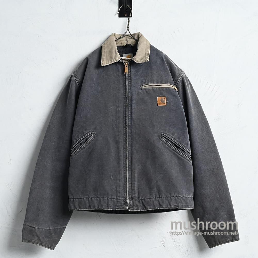 CARHARTT BLK DUCK DETROIT JACKET'02/GOOD FADE/SMALL