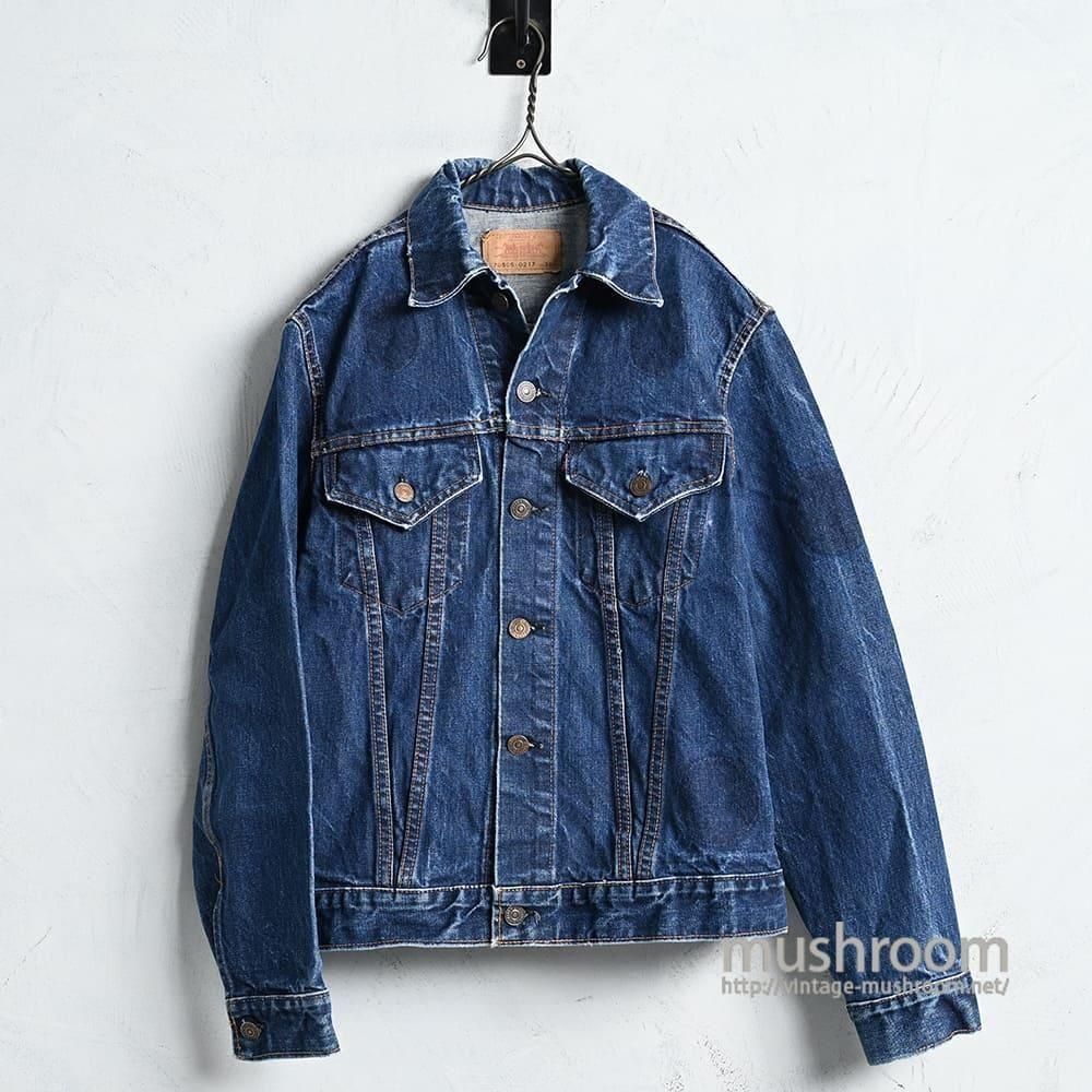 LEVI'S 70505-0217 BIGE DENIM JACKETDARK COLOR/SZ 38