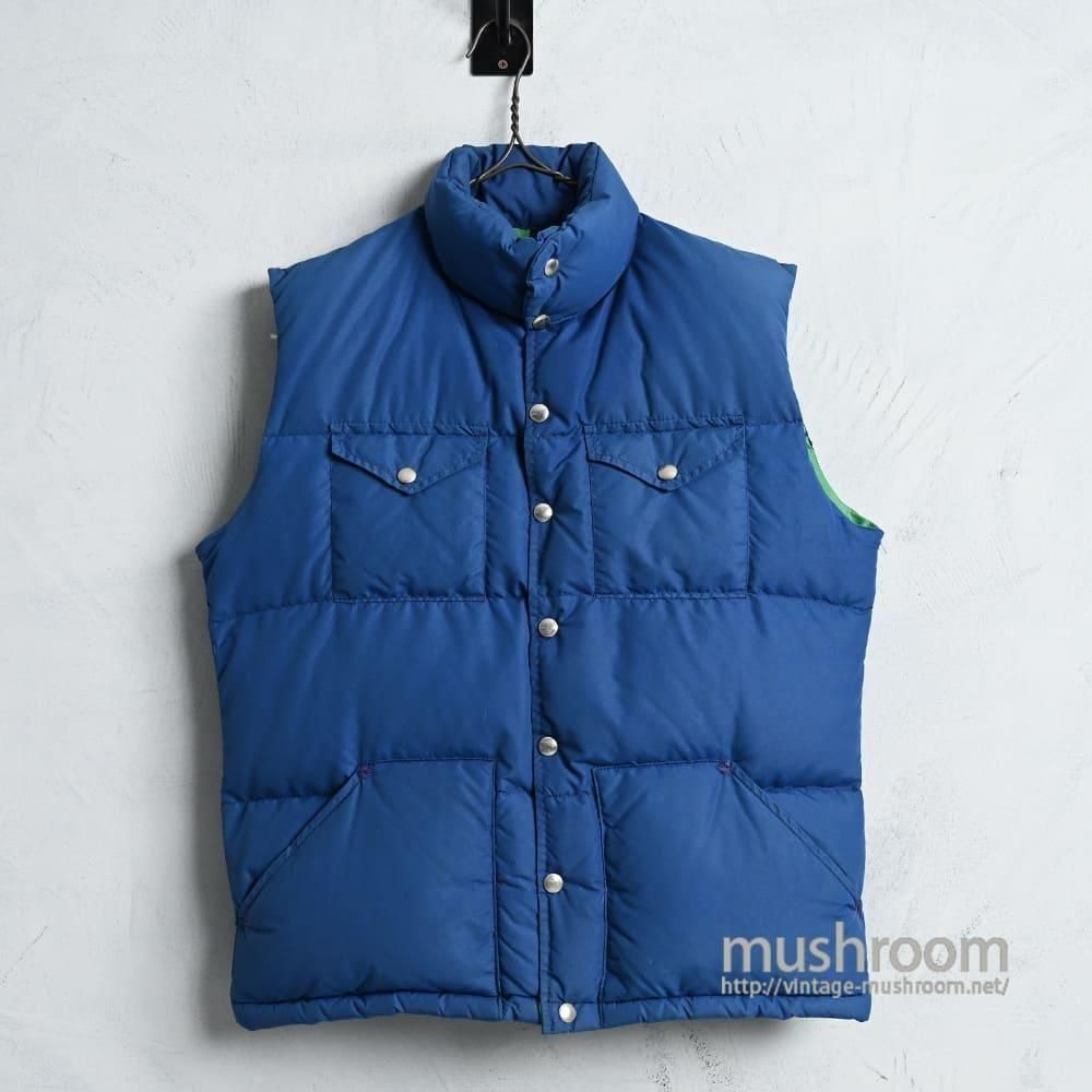 DOWN'N OUTERS DOWN VEST1980'S/VERY GOOD CONDITION/MEDIUM