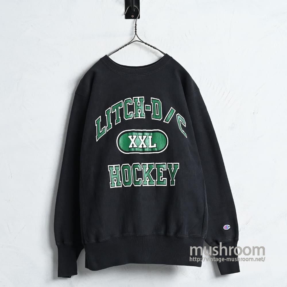 CHAMPION BLACK REVERSE WEAVE1990'S/GOOD CONDITION/LARGE